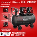 Mesin Kompresor Udara Tanpa Oli Austin AS2 1450X2-100 Air Compressor Oilless 100 L