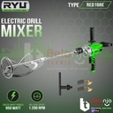 Mesin Pengaduk Cat Semen Ryu RED 16 RE Hand Mixer RED16RE 950 W 16MM