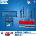 Mata Bor Obeng Bosch Set Kombinasi Drill 12 Pcs And Screwdriver 10 Pcs