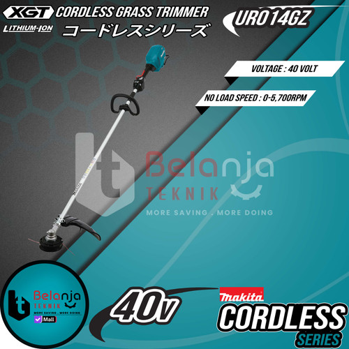 Mesin Potong Rumput Senar Baterai Makita UR014GZ Cordless Grass Trimmer 40V UR014 GZ + Baterai 40V Set
