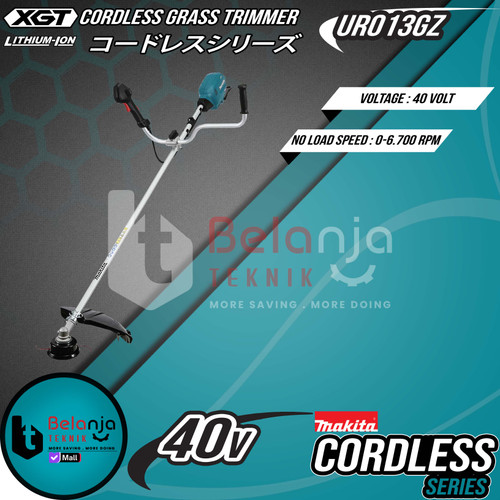 Mesin Potong Rumput Senar Baterai Makita UR013GZ Cordless Grass Trimmer 40V UR013 GZ + Baterai 40V Set
