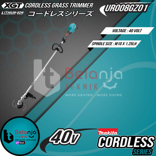 Mesin Potong Rumput Senar Baterai Makita UR008GZ01 Cordless Grass Trimmer 40V UR008 GZ01 + Baterai 40V Set