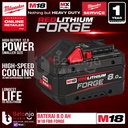 Battery Pack Milwaukee M18 FB8 Forge 8 Ah Baterai 18 Volt 8 AH 18V M18FB8 REDLithium Ion