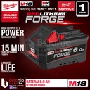 Battery Pack Milwaukee M18 FB6 Forge 6 Ah Baterai 18 Volt 6 AH 18V M18FB6 REDLithium Ion1
