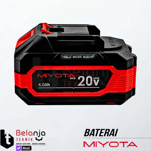 Baterai Pack Miyota 20V 4 AH Battery Cordless LXT 20 Volt 4AH Baterai Powertools