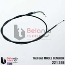 Tali Gas Model Bengkok L 221 318 Throttle Cable Kabel Gas Mesin Rumput