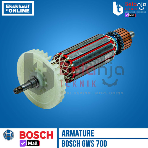 Angker Rotor Magnet Mesin Gerinda Bosch GWS 700 Armature Angle Grinder 4 Inch