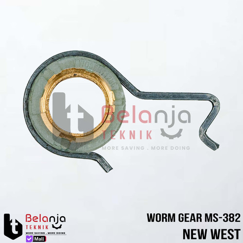 Worm Gear MS-382 New West Gigi Pompa Oli Stihl Mesin Chainsaw MS 382