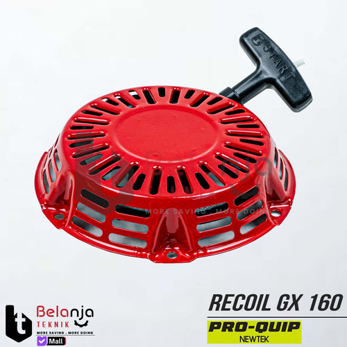 Recoil Cap Starter Pro Quip GX 200 Model Pin Lurus Tarikan GX160 GX200