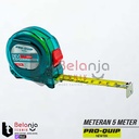 Meteran 5 M Transparan Proquip Rol Matic Gulung Measuring Tape 5 Meter