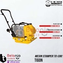Tigon Mesin Stamper Kodok TG-C80 T Plate Compactor Pemadat Tanah + Engine Honda GP 160
