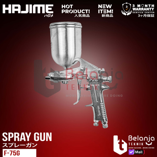 Alat Semprot Cat Tabung Atas Hajime F75G Air Spraygun Spray Gun F 75