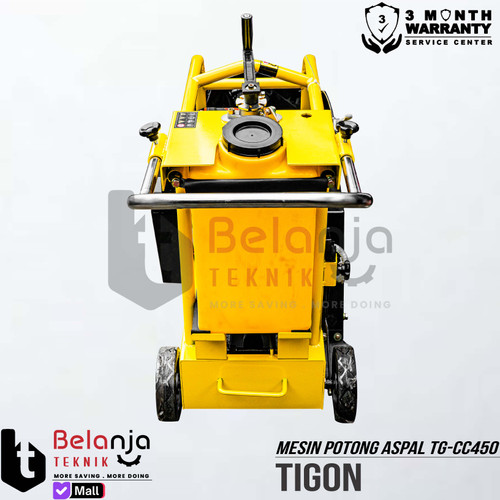 Mesin Potong Aspal Bensin Tigon TG-CC 450 Concrete Cutter TG-CC450 Set Mesin Matsumoto MGX 390