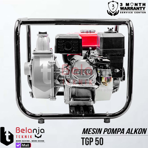 Mesin Pompa Air Irigasi Tiger TGP 50 Water Pump Pompa Alkon 2 Inch TGP50 Bensin