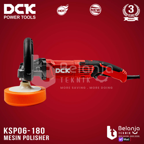 Mesin Amplas Kendaraan Mobil DCK KSP06-180 Sander Polisher 7 Inch  1400 W