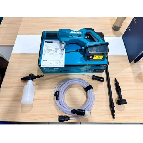 Mesin Cuci Motor Mobil Portable Baterai Makita DHW180 Z01 DHW180Z01 Jet Cleaner Pressure Washer  Cordless 18V DHW 180 Set