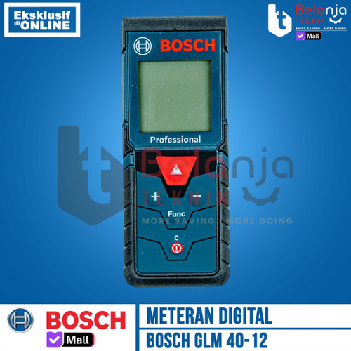 Alat Pengukur Jarak Meteran Digital Bosch GLM 40-12 Laser Measure GLM 40 12 Laser Merah
