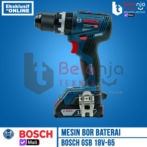 Mesin Bor Tembok Baterai Bosch GSB 18V-65 Hammer Drill Brushless Cordless GSB 18V 65 13MM