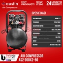 Mesin Kompresor Udara Tanpa Oli Austin AS2 900X2-50 Air Compressor Oilless 50 L