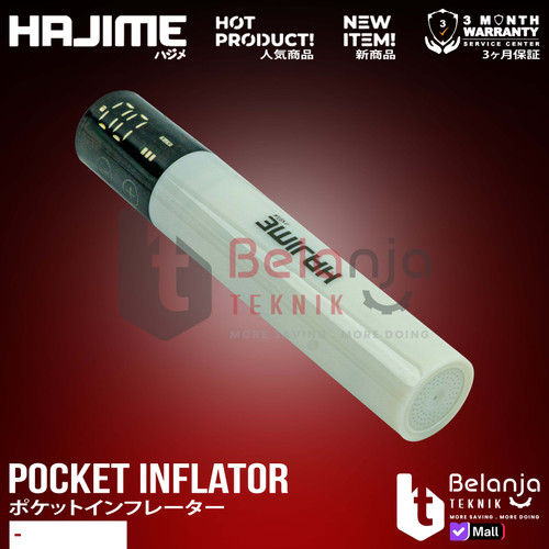 Pompa Angin Mini Elektrik Baterai Hajime 3.7V AP-01 Cordless Pocket Compact Inflator Air Pump