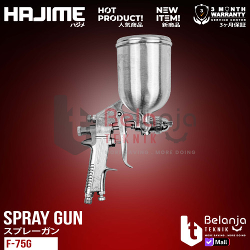 Alat Semprot Cat Tabung Atas Hajime F75G Air Spraygun Spray Gun F 75