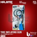 Tire Inflator Air Pressure Gun Hajime Isi Ukur Tekanan Angin 3 in 1
