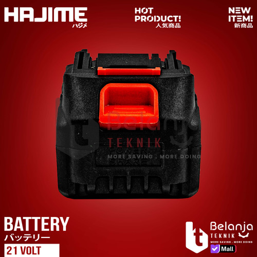 Baterai Pack Hajime 21V 3 AH Battery Cordless LXT 21 Volt 3AH 10 Cell