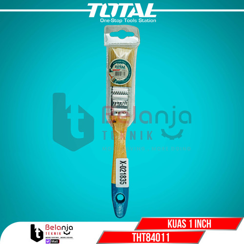 Paint Brush Kuas Cat 1" Total Kuas Cat Tembok Brush Pembersih 1 Inch