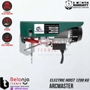Arcmaster Electric Hoist 1200 Kg 20 Meter Mesin Katrol Takel Listrik Elektrik 2000 Watt
