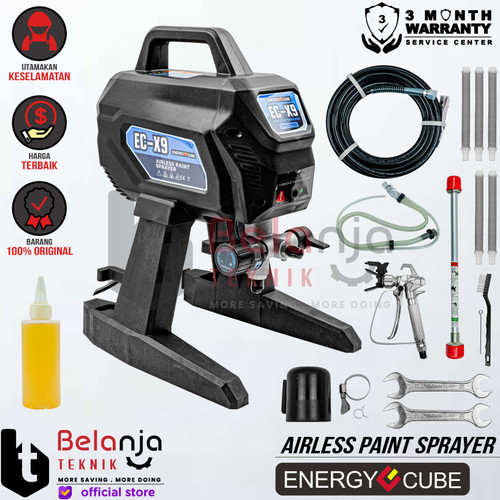 Energy Cube Airless Paint Sprayer EC-X9 Mesin Semprotan Cat Listrik 700 watt Heavy Duty