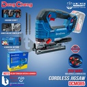 Dongcheng Mesin Gergaji Ukir Baterai DCMQ85Z Cordless Brushless JigSaw JigSaw DCMQ85 Z
