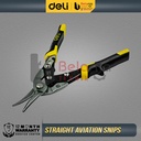 Deli Aviation Snip Gunting Seng 10 inch PVC + Chrome Perkakas DL20030 Gunting Baja Lurus
