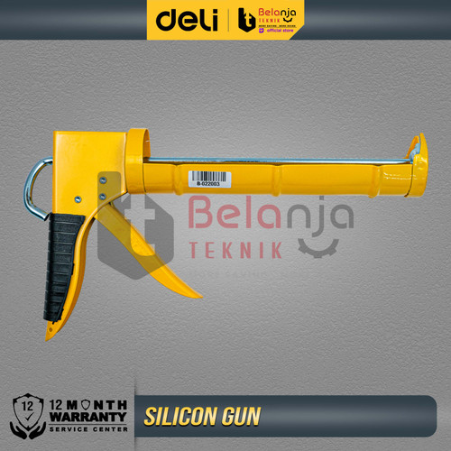Deli Caulking Gun Silicone 9" Tembakan Lem Kaca Silikon Sealant 9 Inch EDL2350