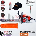 Stihl Mesin Gergaji Kayu Bensin MS 212 Chainsaw MS212 16 Inch 2 Tak