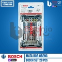 Mata Bor Obeng Bosch Set 20 Pcs Drill And Screwdriver Bit Set 20 Pcs