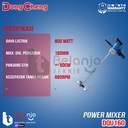 Mesin Power Mixer Dongcheng DQU160A Mesin Pengaduk Semen Cat Listrik 800 W