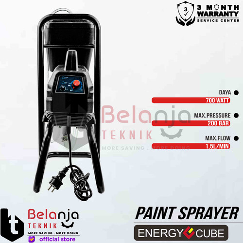 Airless Paint Sprayer Energy Cube EC-X9V Mesin Semprotan Cat Listrik 700 Watt