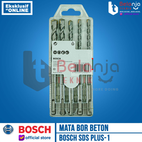 Mata Bor Beton Set 5 PCS Bosch SDS Plus-1 Hammer Drill Bit 6 8 10 12 MM