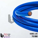 Blueflex Kabel Las 70mm Full Tembaga Super Flexible Biru 70 mm