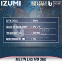 Izumi Mesin Travo Las MMA MO 300 Trafo Inverter Welding Machine 300A 3 Phase