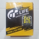 GT Life Safety Belt Full Body Harness Double Big Hook Tali Sabuk Pengaman Full Body