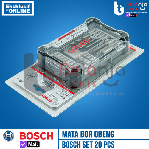 Mata Bor Obeng Bosch Set 20 Pcs Drill And Screwdriver Bit Set 20 Pcs