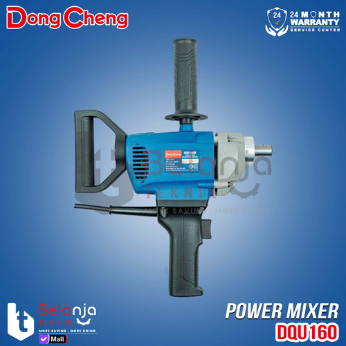 Mesin Power Mixer Dongcheng DQU160A Mesin Pengaduk Semen Cat Listrik 800 W