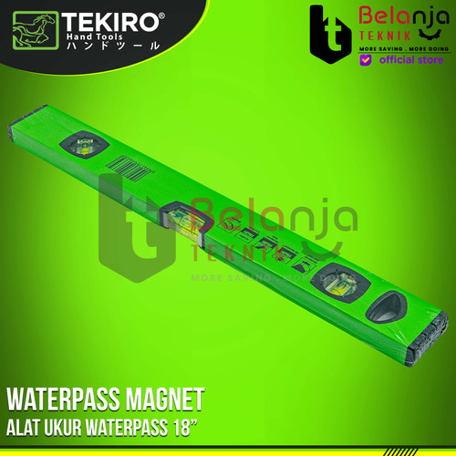 Waterpass Magnet 18" Tekiro Box Level Water Pass 45 CM 18 Inch Alat Ukur Waterpass