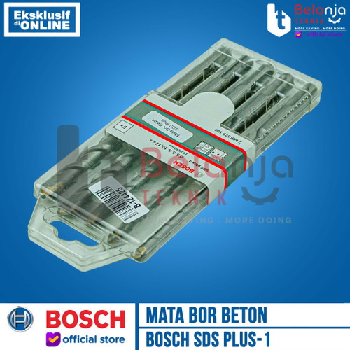 Mata Bor Beton Set 5 PCS Bosch SDS Plus-1 Hammer Drill Bit 6 8 10 12 MM