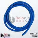 Blueflex Kabel Las 70mm Full Tembaga Super Flexible Biru 70 mm