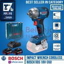 Bosch Mesin Pembuka Baut GDS 18V-350 Impact Wrench Cordless 18V 4 AH