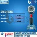 Bosch Mesin Pembuka Baut GDS 18V-350 Impact Wrench Cordless 18V Unit Only