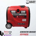 AIPower Mesin Generator Inverter Smart SM 4500 i Genset Bensin Recoil SM4500i 4000 Watt SM4500 I