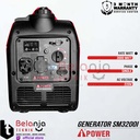 AIPower Mesin Generator Inverter Super Silent SM 3200 i Genset Bensin Recoil SM3200i 3200 Watt SM3200